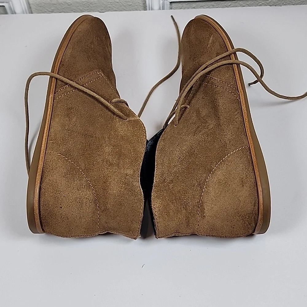 Lucky Brand Women Brown Tan Master Chukka Size 9.5 M